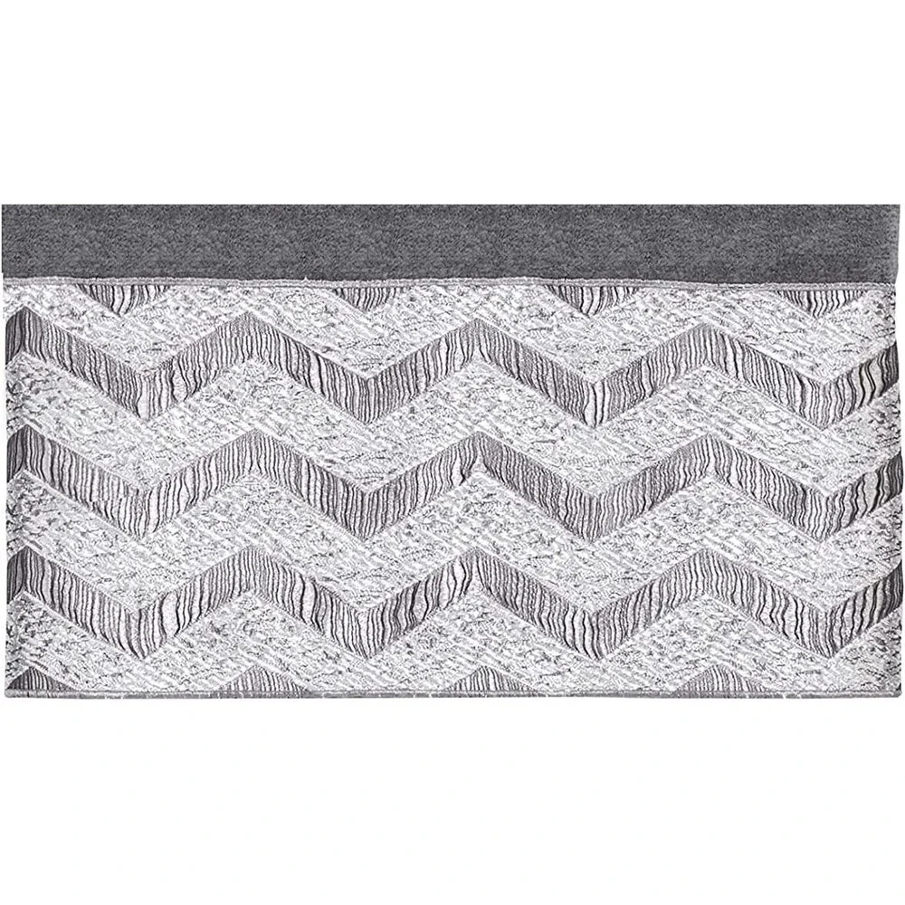 Avanti Chevron Galaxy Bath Towel Embroidered Guest Bathroom Granite Gray 27x52